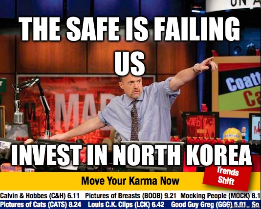 The safe is failing us Invest in north korea  Mad Karma with Jim Cramer