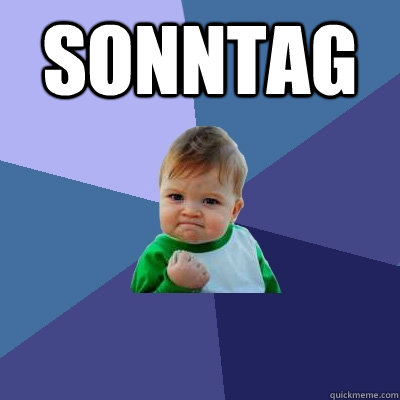 Sonntag  Success Kid