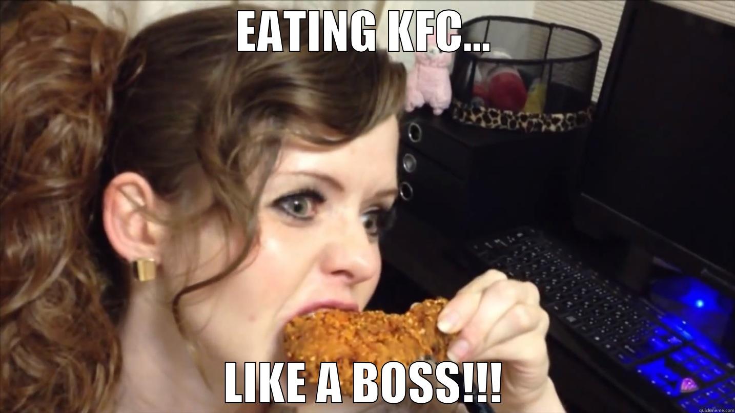 EATING KFC... LIKE A BOSS!!! Misc