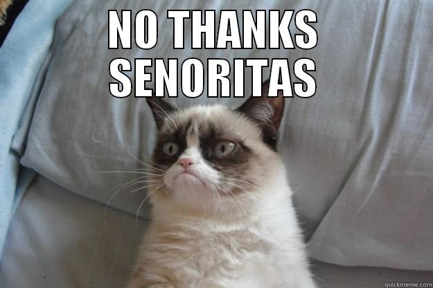 NO THANKS SENORITAS  Grumpy Cat