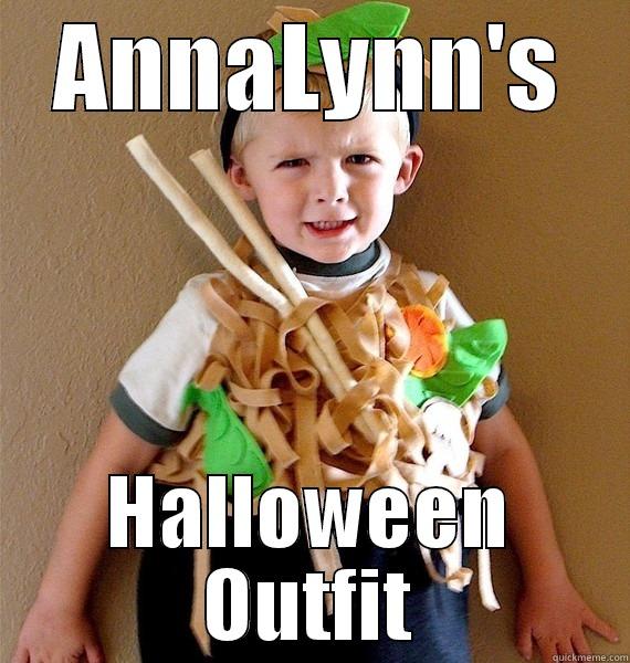 ANNALYNN'S HALLOWEEN OUTFIT Misc