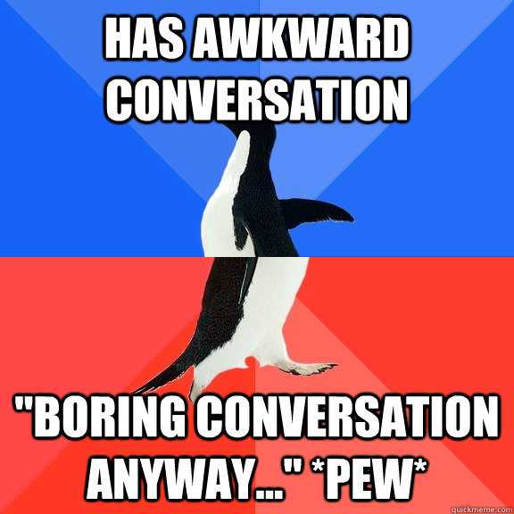 most awkward conversations