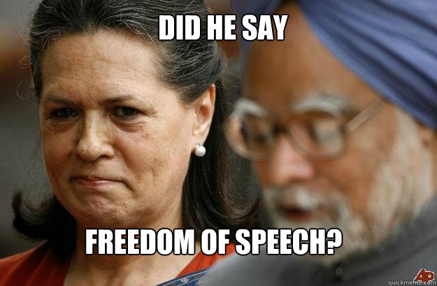 did he say Freedom Of Speech?  - did he say Freedom Of Speech?   Misc