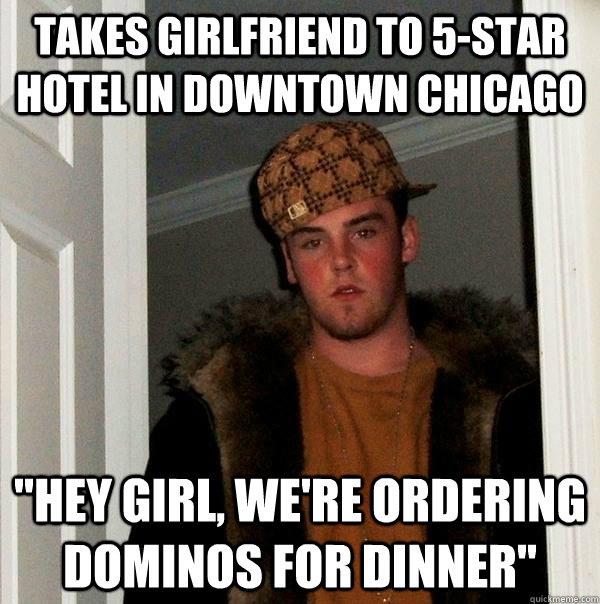 Takes girlfriend to 5-star hotel in downtown chicago 