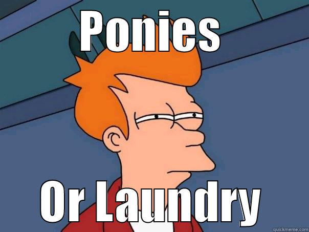 PONIES OR LAUNDRY Futurama Fry