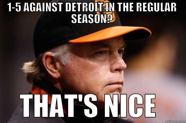 BUCK YOU !!! - 1-5 AGAINST DETROIT IN THE REGULAR SEASON? THAT'S NICE  Misc