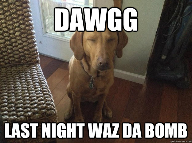 DAWGG LAST NIGHT WAZ DA BOMB - DAWGG LAST NIGHT WAZ DA BOMB  Dawg