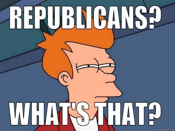 REPUBLICANS? WHAT'S THAT? Futurama Fry