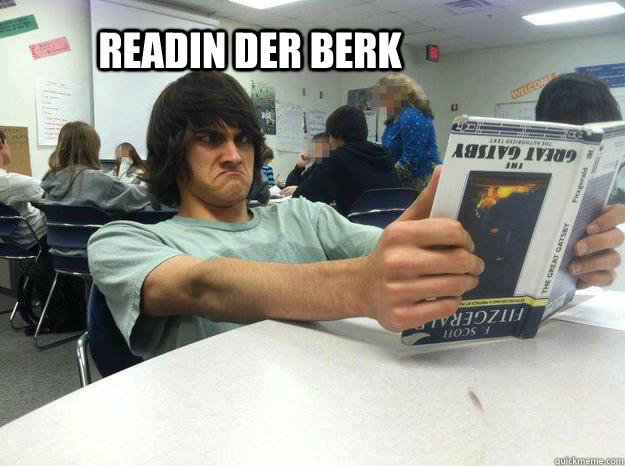 Readin der berk  Derp