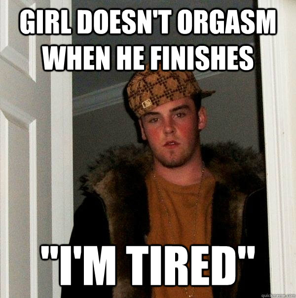 Girl doesn't orgasm when he finishes 