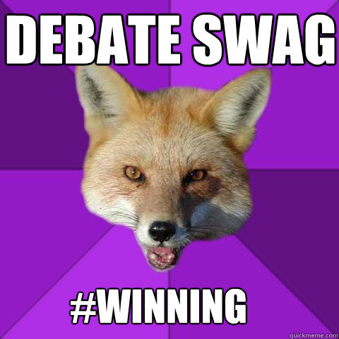 Debate swag #winning  Forensics Fox