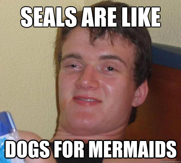 Seals are like Dogs for Mermaids  10 Guy