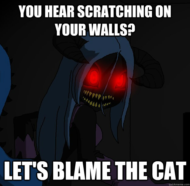 You hear scratching on your walls? Let's blame the cat  Spooky Boogie