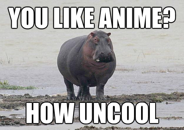 you like anime? how uncool  