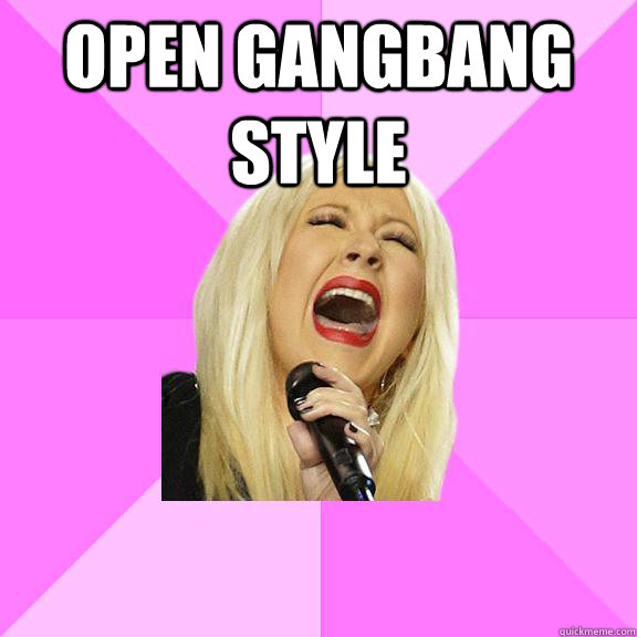 open gangbang style  Wrong Lyrics Christina