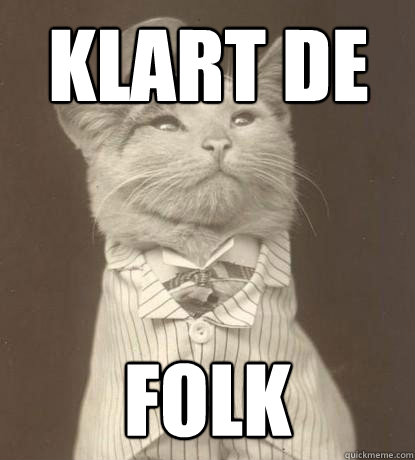 KLART DE FOLK  Aristocat