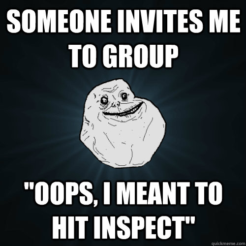 someone invites me to group 