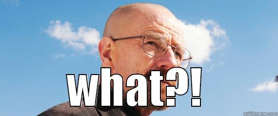 Walter white  -  WHAT?! Misc