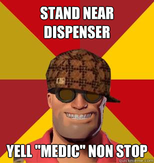 stand near dispenser yell 