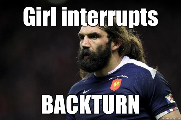 Girl interrupts BACKTURN  Uncle Roosh