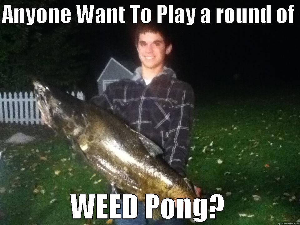 ANYONE WANT TO PLAY A ROUND OF  WEED PONG? Misc