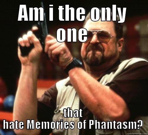 AM I THE ONLY ONE THAT HATE MEMORIES OF PHANTASM? Am I The Only One Around Here