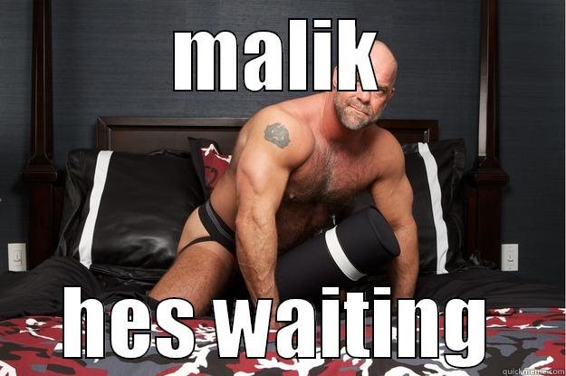 MALIK HES WAITING Gorilla Man