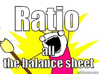 RATIO ALL THE BALANCE SHEET All The Things