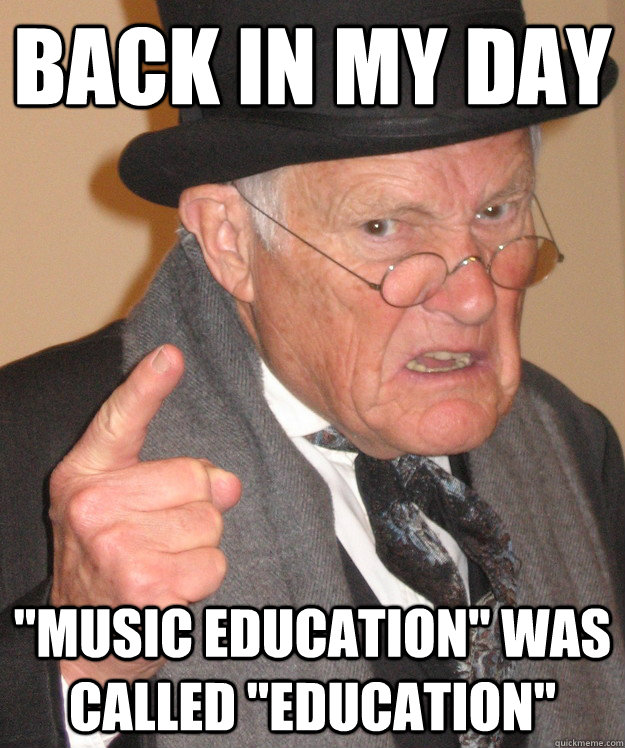 back in my day 