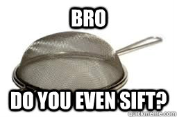 Bro Do you even sift? - Bro Do you even sift?  Do you even sift