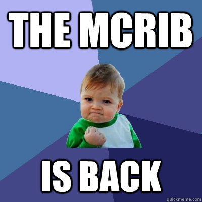 The McRib is back - The McRib is back  Success Kid