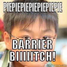 PIEPIEPIEPIEPIEPIEPIE BARRIER BIIIIITCH! Socially Awesome Penguin