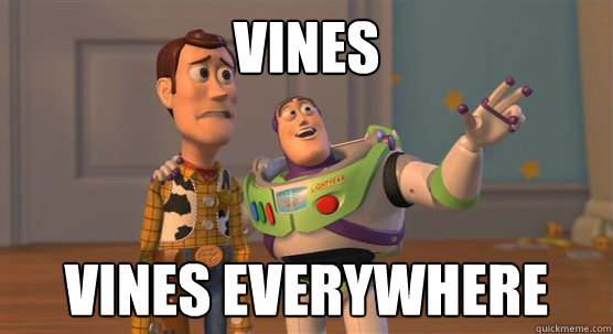 Vines Vines everywhere  Toy Story Everywhere