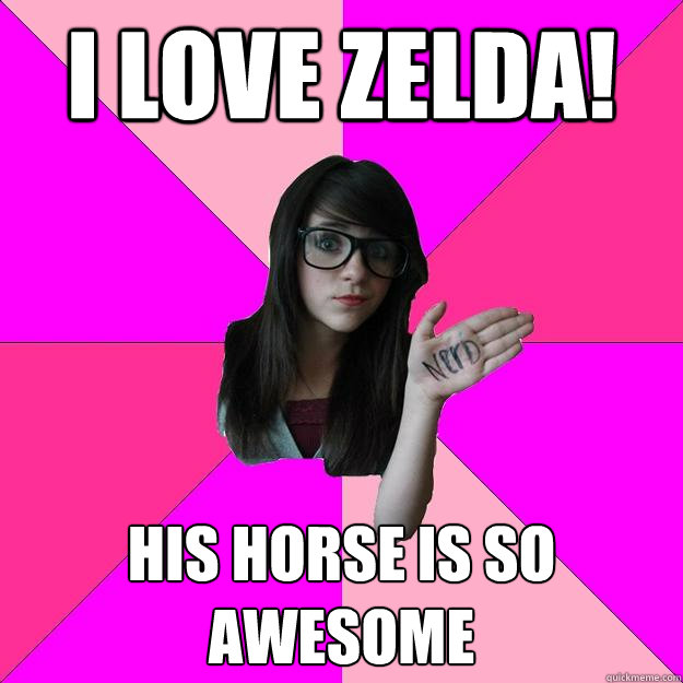 I Love Zelda! His horse is so awesome - I Love Zelda! His horse is so awesome  Idiot Nerd Girl