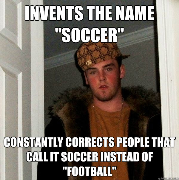 Invents the name 