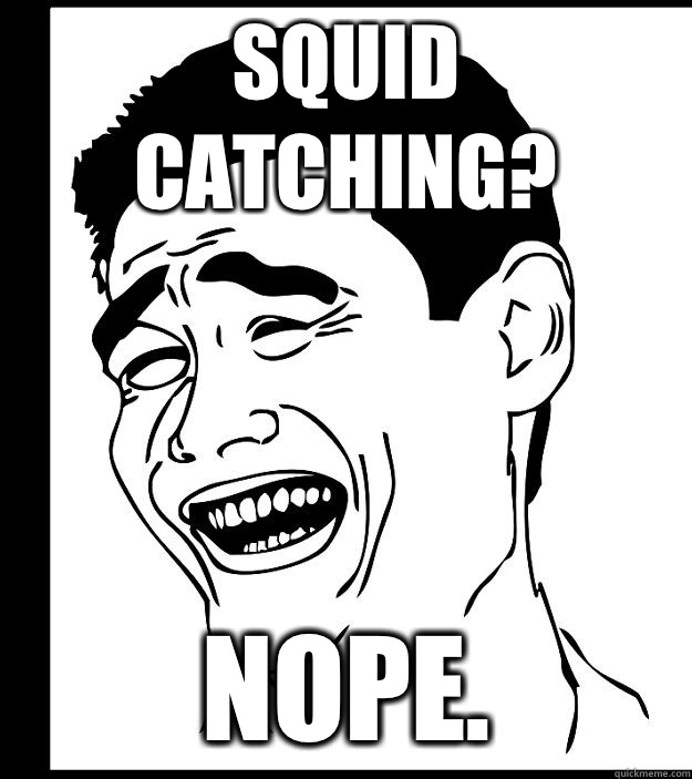 Squid catching? nope. - Squid catching? nope.  Yao Ming