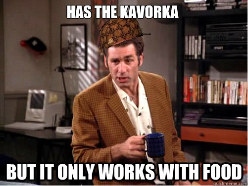 has the kavorka but it only works with food  