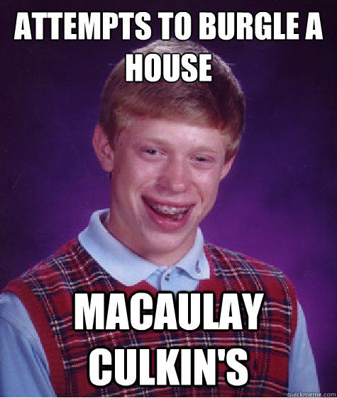 Attempts to burgle a house Macaulay Culkin's  