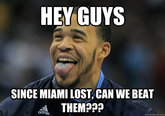 HEY GUYS SINCE MIAMI LOST, CAN WE BEAT THEM???  JaVale McGee