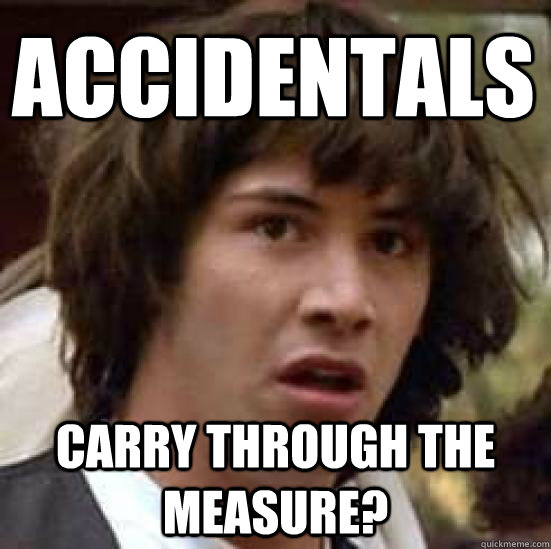 Accidentals Carry through the measure?  conspiracy keanu