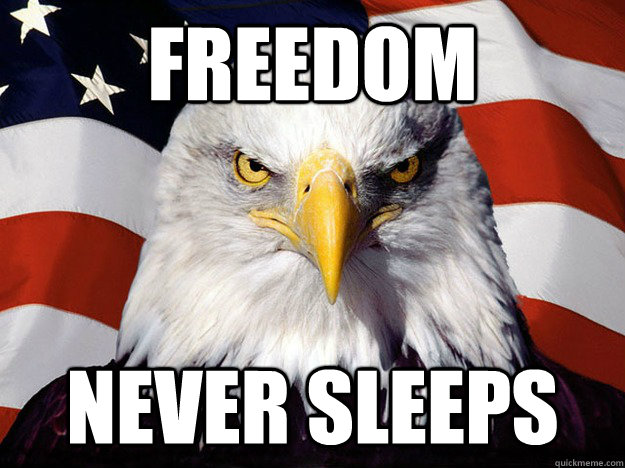 Freedom never sleeps - Freedom never sleeps  Evil American Eagle