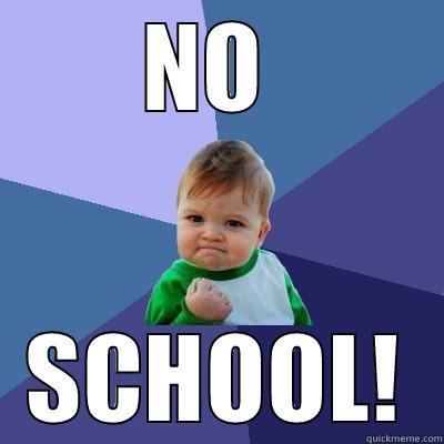 NO  SCHOOL! Success Kid