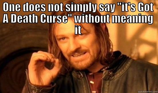 ONE DOES NOT SIMPLY SAY 