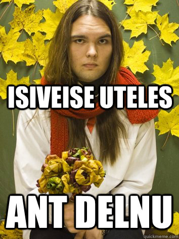 isiveise uteles ant delnu  - isiveise uteles ant delnu   Loving metalhead Laimis