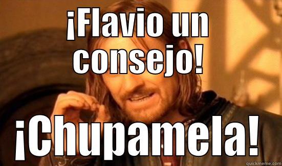 ¡FLAVIO UN CONSEJO! ¡CHUPAMELA! Boromir