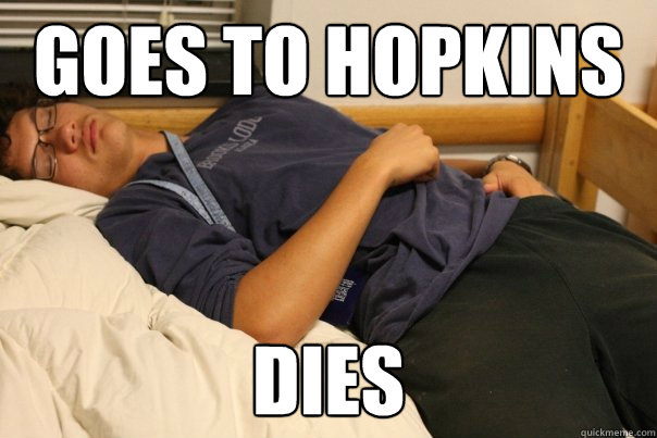 Goes To Hopkins Dies  