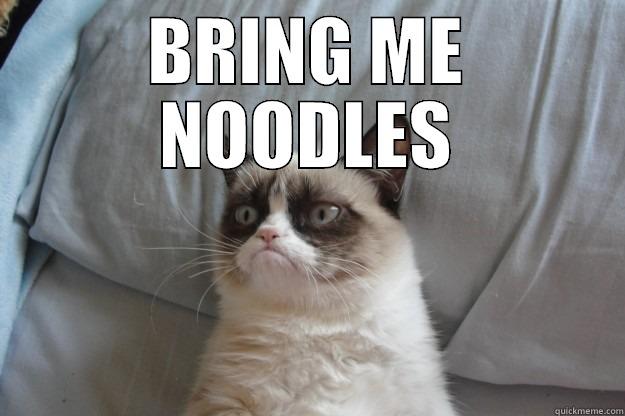 BRING ME NOODLES  Grumpy Cat