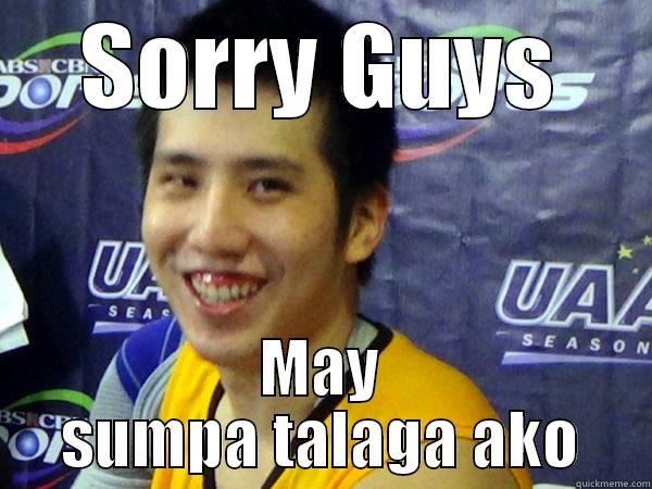 Jeric Teng be like - SORRY GUYS MAY SUMPA TALAGA AKO Misc