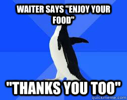 waiter says 