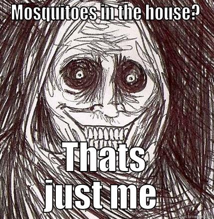 MOSQUITOES IN THE HOUSE? THATS JUST ME NIBBLING Horrifying Houseguest